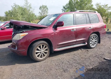 2010 Lexus Lx 570 from USA, damaged, VIN JTJHY7AX1A4042216